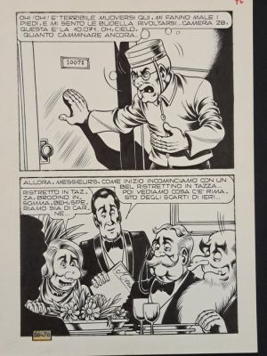 Magnus & Bunker - 1 Original page - Alan Ford: Vuoi Venire in Crociera con Me! - 1974 | Catawiki
