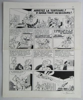 Attanasio, Dino - 1 Original page - Spaghetti - l’homme le plus intelligent du monde p.39 | Catawiki