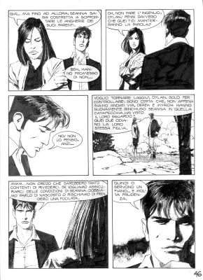 Corrado Roi – Tavola Originale “Dylan Dog Maxi 14: La capanna nel bosco”, Pagina 46 | Love Original Art
