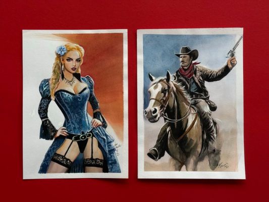 Heijink John - 2 Original drawing - Cody - Sheriff Jack Cody & Deputy S. Brody "Pikes Peak" - 2025 | Catawiki