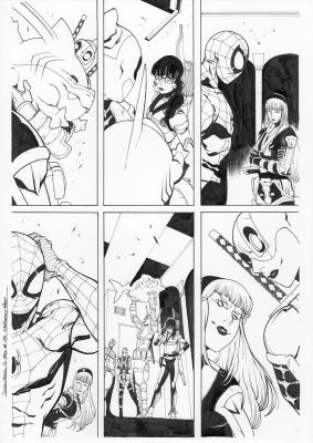 Continue Shopping | GWENPOOL #5 PAGE 19 ORIGINAL PAGE BY STEFANO NESI | Scott’s Collectables