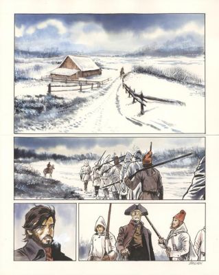 Bernard Vrancken | Chapitre IV, planche originale n°70 - Nouvelle France | Daniel Maghen
