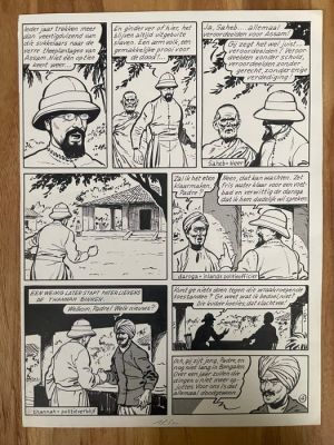 Nys, Jef - 1 Original page - constant Lievens - De Reus Van Bengalen page 4 - 1960 | Catawiki