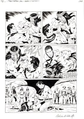 Piccinelli, Alessandro - 2 Original page - Tex Maxi #27 - "i tre fratelli Bill" - 2020 | Catawiki