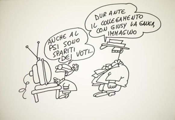 ELLEKAPPA (Laura Pellegrini) (n. 1955) - "Durante il collegamento..." | Capitolium Art