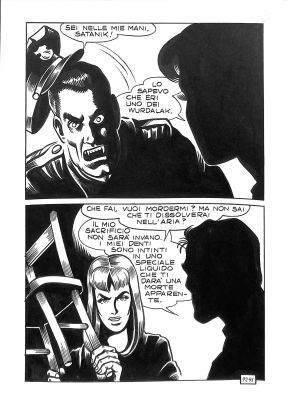 Magnus – Tavola Originale "Satanik" n.92, Pagina 91 | Love Original Art