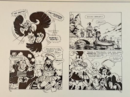 Magnus; Romanini - 1 Original page - La Compagnia della Forca: Il Rapimento di Annalisa