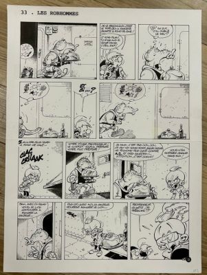 Seron, Pierre - 1 Original page - Les Petits Hommes T41 - Opération QI - 2004 | Catawiki