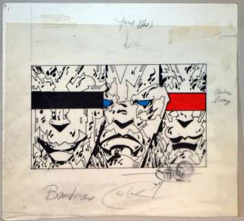 DRUILLET Philippe  - Le bandeau  - Illustration originale créée dans le cadre de[...] | Vermot et Associés