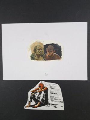 Gipi - 2 Original colour drawing - Tipi Tosti - Quelli ci hanno i soldi | Catawiki