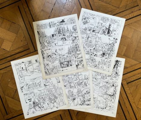 Ferry (Van Vosselen, Fernand) - 5 Original page - Journal de Tintin - 1976 | Catawiki