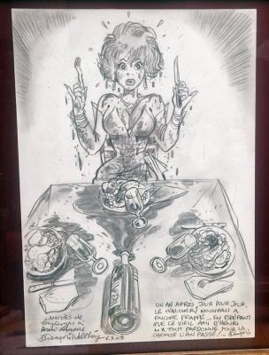 Walthéry, François - 1 Original drawing - Natacha dans tous ses états - 2003 | Catawiki
