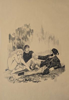 Manara, Milo - 1 Original cover - Artist Collection - "A riveder le Stelle" - Corriere della Sera - 2018 | Catawiki