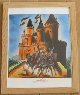 Biddeloo, Karel | Airbrush illustration  - De Rode Ridder | Catawiki