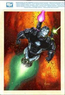 Jusko, Joe - 1993 MARVEL MASTERPIECES - WAR MACHINE Trading Card Art | ComicConnect