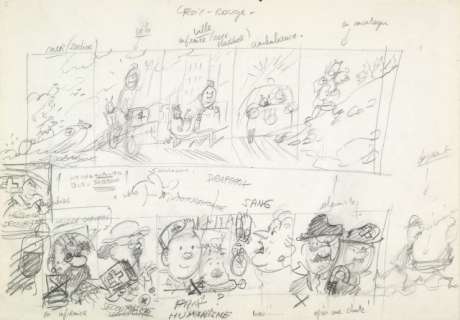 Hergé Georges Remi Dit (1907-1983) | CROIX-ROUGE | Artcurial