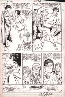 John Byrne, Leonard Starr - Action Comics #597 P.11 - Lois Gives Superman a Piece of Her Mind - Signed - 1988