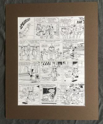 Devos, Jacques - 1 Une belle page - Génial Olivier - Aras, à ras bord / Beter één papegaai in de hand... - 1976 | Catawiki