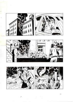 Pittaluga, Luigi - 3 Original page - Julia #291 - "Uomo d’onore" - 2022 | Catawiki