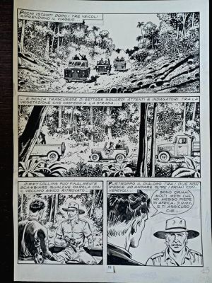 Bignotti, Franco - 3 Original page - Mister No - n. 182 " Tempesta sul Kenia" - 1990 | Catawiki