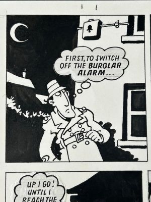 Ranson, Arthur - 1 Original page - Inspector Gadget - Burglar Alarm - 1987
