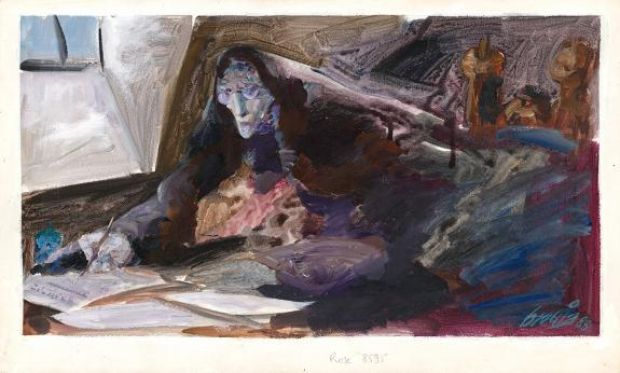 Alberto Breccia | Illustration originale réalisée en 1988, pour la réédition du roman Le Nom de la rose d’Umberto Eco en 1992 | Daniel Maghen