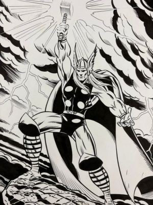 Comolo, Giorgio - 1 Original drawing - The Mighty Thor | Catawiki