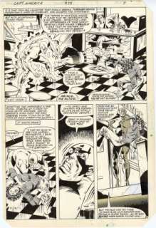 Zeck, Mike - CAPTAIN AMERICA #279 Half Splash
