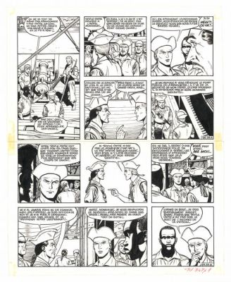 Victor Hubinon | Planche originale n°22, publiée dans Pilote n°248 - Barbe-Rouge à la rescousse - Barbe-Rouge | Daniel Maghen