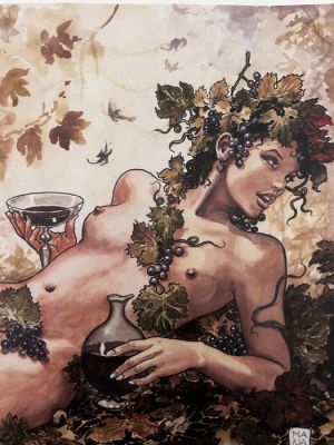 Milo Manara - Stampa Autografata di Milo Manara - "Baccante" - Prova d’Artista (P.A.) | Catawiki