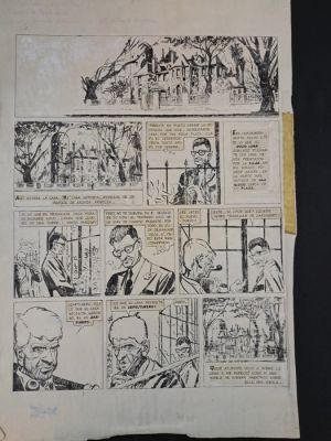 Breccia, Alberto - 1 Original page - Sherlock Time - Prima Tavola Assoluta - 1958