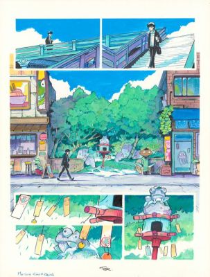 Davide Tosello | Planche originale n°08 - Maison Croa Croa | Daniel Maghen