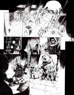 Planche originale 44 du BOURREAU Tome 2 Mascarades par Julien CARETTE