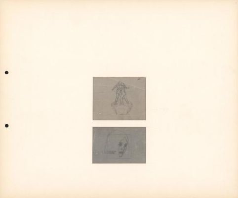 Paul Cuvelier | Croquis pour la planche n°33 - Les Royaume des eaux noires - Corentin | Daniel Maghen