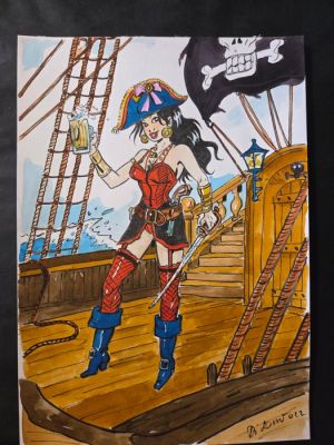Di Sano, Bruno - 1 Original colour drawing - Rubine - 2022 | Catawiki