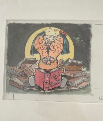 Bunk, Tom - 1 Original colour drawing - Garbage Pail Kids - 1986 | Catawiki