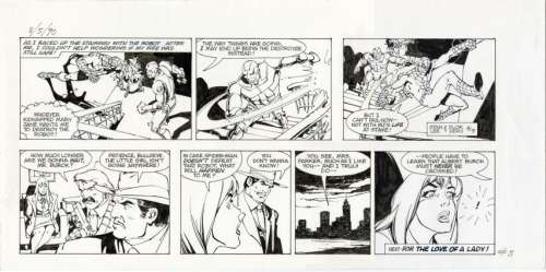 Dery, Floro - SPIDER-MAN SUNDAY STRIP Strip Art