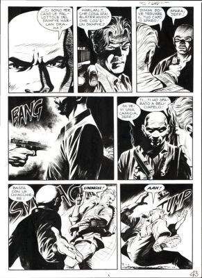 Dotti, Maurizio - 1 Original page - Dampyr #94 - "Lo stregone senza volto" - 2008 | Catawiki