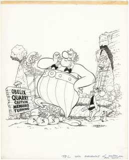 Albert Uderzo Né En 1927 | OBELIX  AND CO. | Artcurial