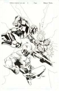 Asrar, Mahmud - CAPTAIN AMERICA/IRON MAN #4 Cover