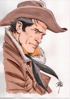 De Vita, Giulio - 1 Original colour drawing - Tex - Ritratto Tex - 2026 | Catawiki
