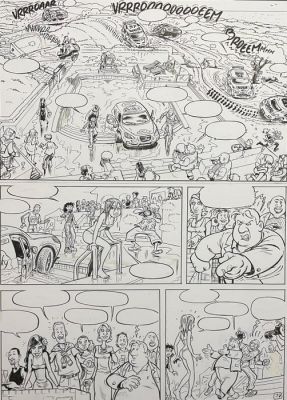 Bosschaert, Jan - 1 Original Half Splash Page - Sam - 2007