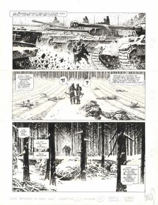 Steve Cuzor - Planche originale n°31, chapitre 3 - Cinq branches de coton noir