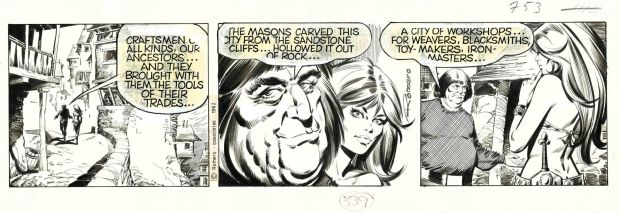 Enric Badia Romero | Axa: The Carefree / Original daily strip #1111 – Romero | Origin Of Comics