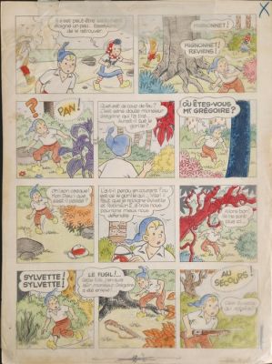 Dubois, Claude - 1 Original page - Sylvain et Sylvette | Catawiki