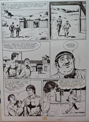Bignotti, Franco - 3 Original page - Zagor - Carovane combattenti - 1985 | Catawiki