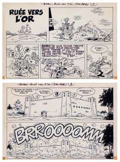 Deliège | Bobo, ensemble de deux demi-planches n°1A et 3A… | Millon