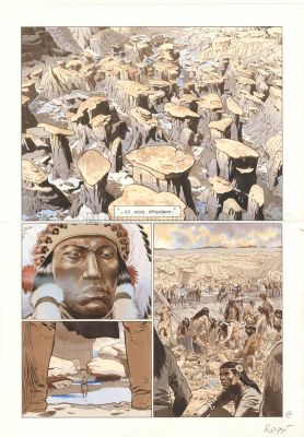 Christian Rossi | Comanche Trail, Planche originale n° 91 | Daniel Maghen