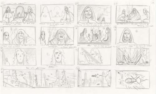 Tartakovsky, Genndy - STAR WARS: CLONE WARS (2003) Storyboard | ComicConnect