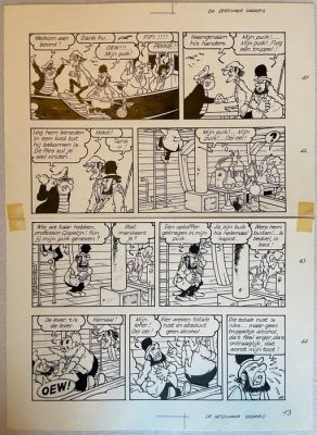 Jef Nys - 1 Original page - Jommeke - De Gestoorde Zeereis - 1988 | Catawiki